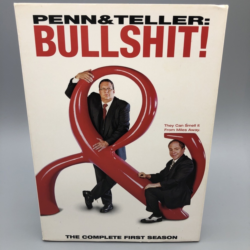 Penn & Teller: Bullsh*t! The Complete First‎ Season DVD Excellent Condition